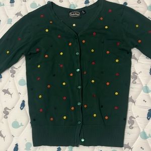 Voodoo Vixen polka dot cardigan
